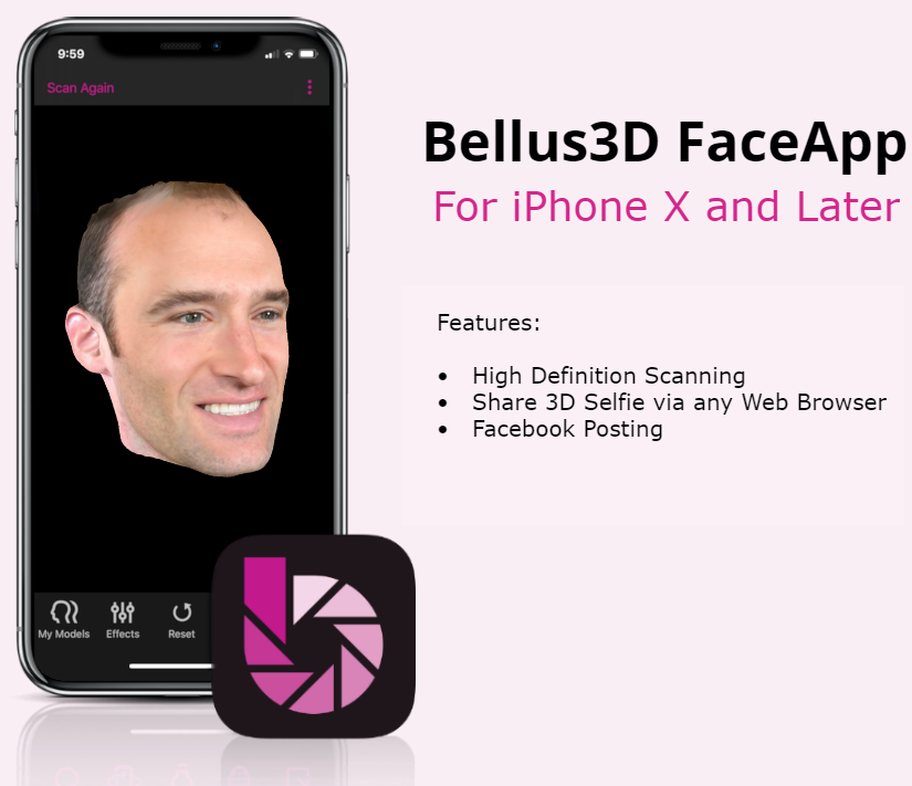 Bellus3D FaceApp description